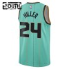 Maillot Basket Enfant Charlotte Hornets Brandon Miller 2024-25 Jordan City Edition Teal Swingman
